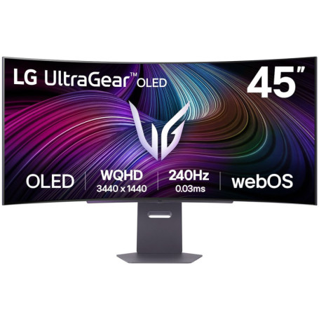 Écran PC Gamer Incurvé LG 45'' OLED WQHD 240Hz Ajustable