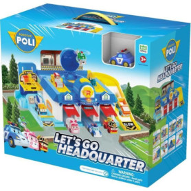 Playset Garage Mini Véhicules Robocar Poli avec Ascenseur - SILVERLIT