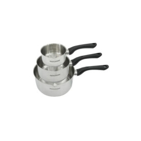 Set de 3 Casseroles en Inox Fackelmann Geneva - 12, 16 et 20 cm
