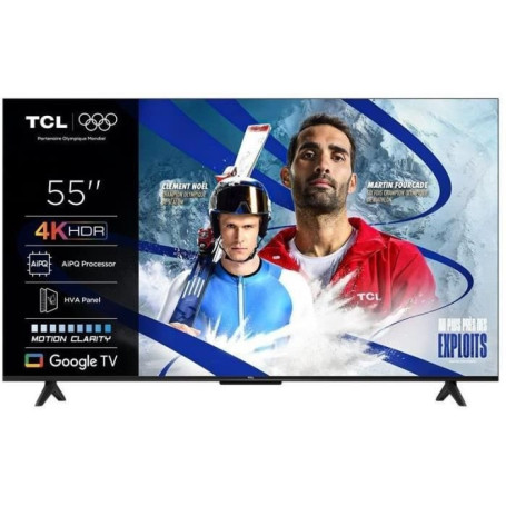TCL 55P6K - Téléviseur LED 55" 4K UHD avec Google TV