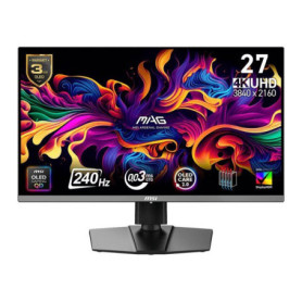 Écran PC Gamer MSI 27" UHD 240Hz QD-OLED Ajustable