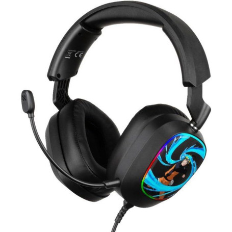 Casque Gaming Filaire Konix Naruto Shippuden 7.1 avec Micro et LED