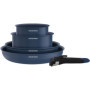 Batterie de Cuisine 5 Pièces Arthur Martin - Aluminium Céramique - Tous Feux