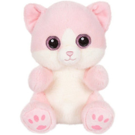 Peluche Chat PINKY Cutydoos Rose Poudré - 23 cm