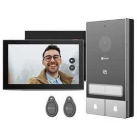 Visiophone EZVIZ HP7 - Kit 2 Familles avec Platine Double Bouton