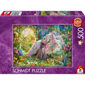 Puzzle Voyage de Rêve avec Licorne - 500 Pièces