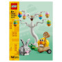 Set de jeu LEGO Lapin de Pâques avec 2 animaux colorés