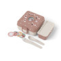Lunch Box Enfant Snacky Fox avec Couverts - MONBENTO
