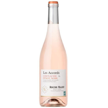 Les Accords de Roche Mazet Grenache & Pinot Noir 2024 - Vin Rosé IGP Pays d'Oc