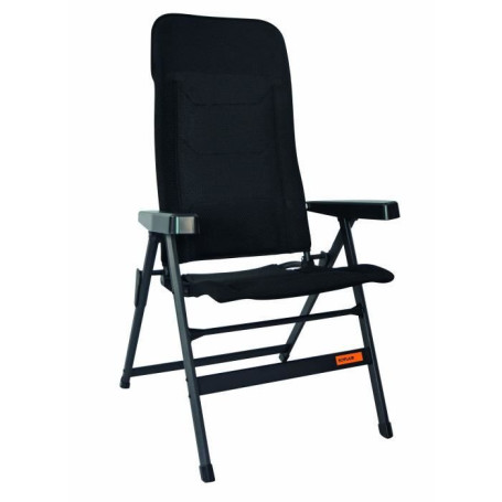 Fauteuil de Camping Major Noir Confortable et Réglable