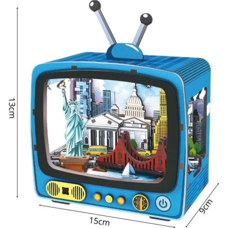 Book Nook - Maquette 3D DIY Serre Livre New York