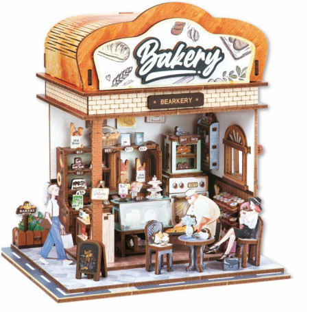 Kit DIY Book Nook - Maquette 3D Boulangerie Intime