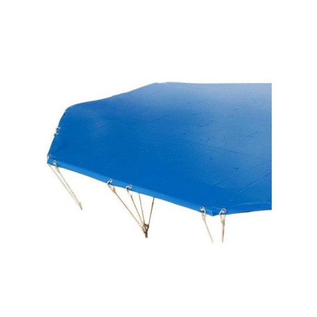 Bâche de sécurité UBBINK pour piscine bois 400 x 750 cm - Hivernage Bleu