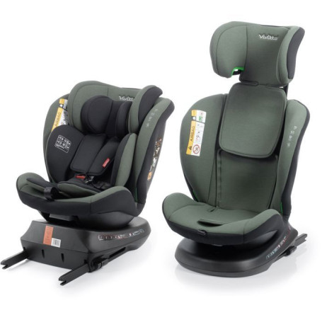 Siège Auto Pivotant BABYAUTO Sigma IFix Vivitta - Groupe 0/1/2/3 - Vert