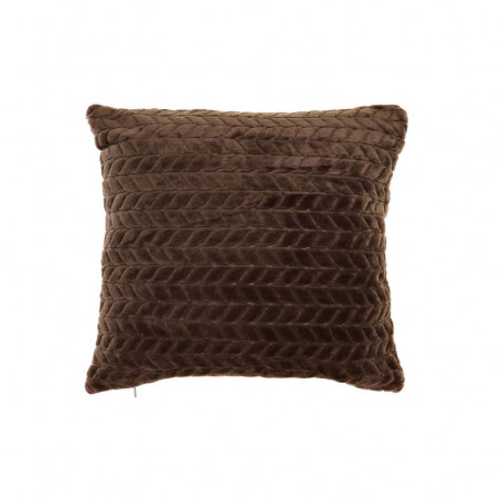 Coussin DKD Home Decor Marron Polyester Aluminium (45 x 10 x 45 cm) 48,99 €