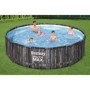 Kit Piscine Hors Sol Ronde BESTWAY Steel Pro Max - 427 x 107 cm avec Pompe et Échelle