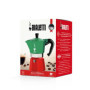 Cafetière Italienne BIALETTI Moka Express Italia 6 Tasses - Vert/Rouge