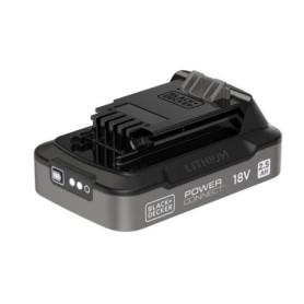 Batterie Lithium 18V 2,5Ah avec Indice de Charge - BLACK+DECKER