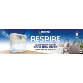 Absorbeur d'Humidité BOSTIK Respire - Éco-Conçu - 2 Recharges 250 g
