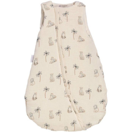 Mini douillette Candide pour bébé - 55 cm - Imprimé tigre