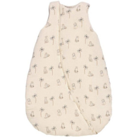 Douillette CANDIDE 70 cm pour Bébé - Imprimé Tigre Blanc