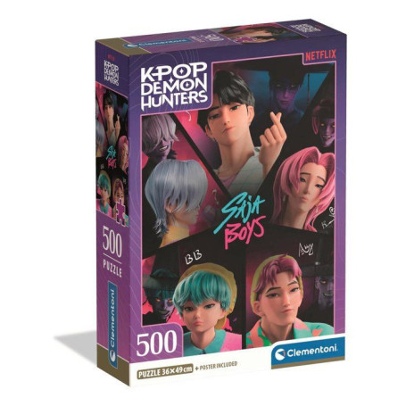 Puzzle K-Pop Demon Hunters 500 Pièces par Clementoni