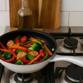 Poêle Sauteuse Inox Ø24 cm Anti-adhésive - Cosy & Trendy Classic