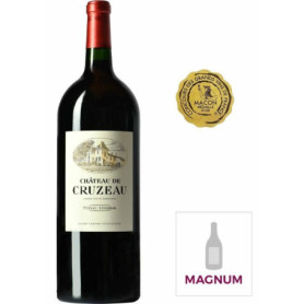 Magnum Château de Cruzeau 2021 - Vin Rouge Pessac Léognan 1,5 L