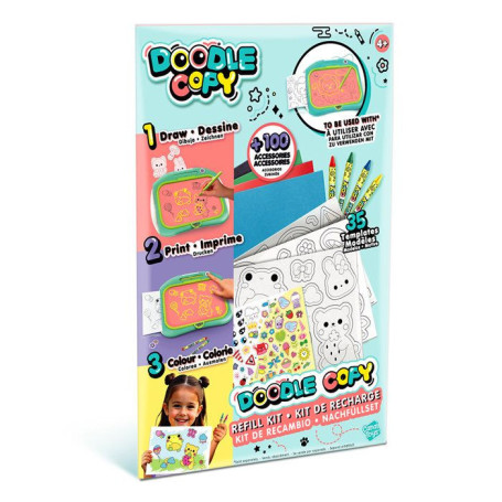 Kit de Recharge Doodle Copy pour Dessin et Colorisation - Canal Toys