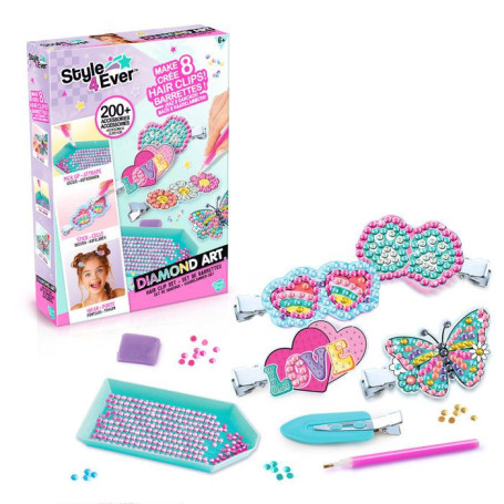 Set de Barrettes Diamant Art - Créez vos Looks Uniques avec Canal Toys