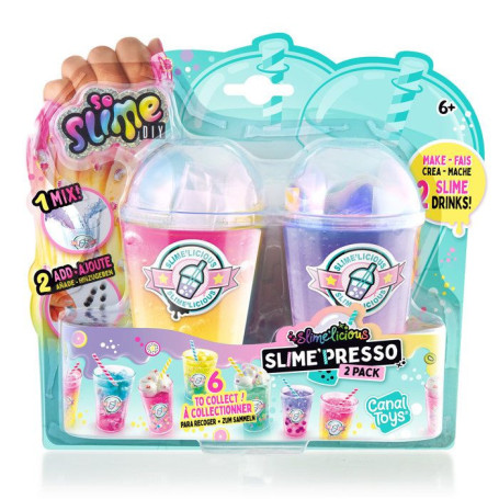 Pack de 2 Shakers So Slime DIY - Crée tes Slimes Drinks