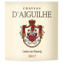 Château d'Aiguilhe 2017 - Vin Rouge de Castillon Côtes de Bordeaux