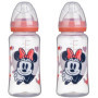 Lot de 2 biberons Minnie Disney Baby - 360 ml avec tétine silicone