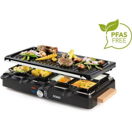 Appareil à Raclette DOMO DO9294G pour 8 Personnes - Gril 1400W