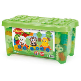 Coffret de Construction Ferme Abrick - 250 Briques Colorées