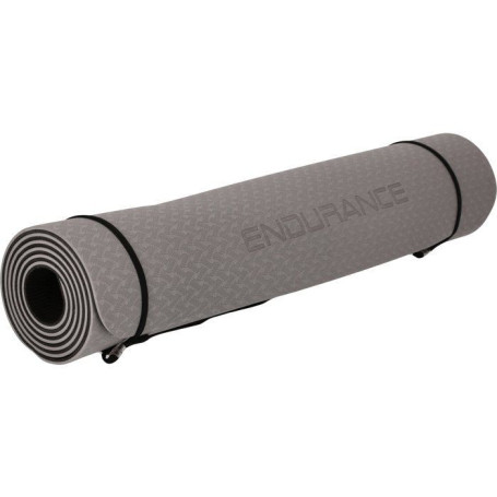 Tapis de Yoga ENDURANCE 4 mm - Confort et Élégance en Gris