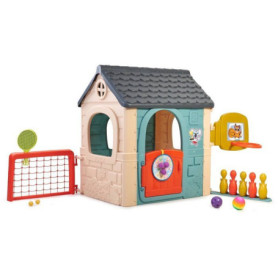 Maisonnette d'activités FEBER CASUAL pour enfants - 6 jeux en 1