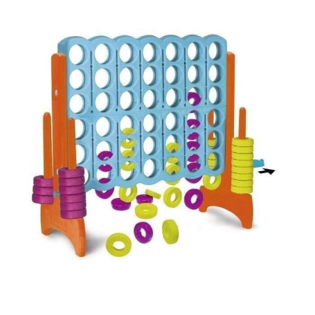 Aire de jeux Puissance 4 Géant FEBER - Jeu d'extérieur en plastique anti-UV