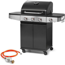Gril à Gaz Fieldmann FZG 3013 avec Brûleurs et Thermomètre