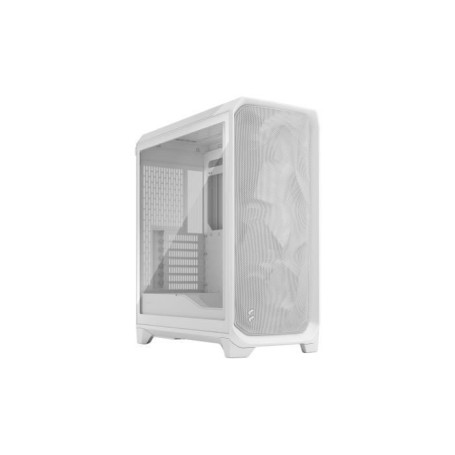 Boîtier PC Fractal Design Meshify 3 TG E-ATX Blanc avec Ventilation Optimisée