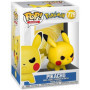 Figurine Funko Pop! Pikachu en Position d'Attaque - Vinyle Officiel