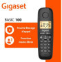 Téléphone Fixe GIGASET Basic 100A avec Répondeur et Mains Libres