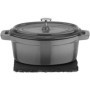 Mini Cocotte Anthracite GSW en Fonte d'Acier - Induction