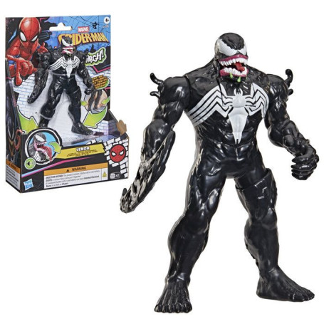 Figurine électronique Venom 15 cm avec effets sonores - Super-héros Marvel