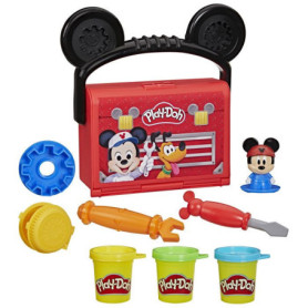 Play-Doh Disney Junior Mon Garage avec Mickey Mouse - Coffret Créatif