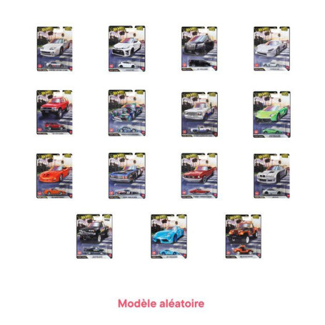 Hot Wheels Boulevard - Véhicule Miniature 1/64 en Métal avec Real Riders