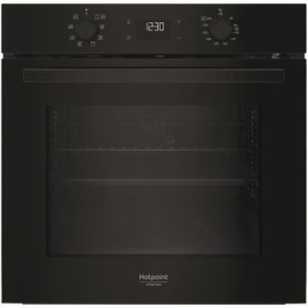 Four encastrable Pyrolyse et Hydrolyse - HOTPOINT - Verre Noir - 71 L - A++
