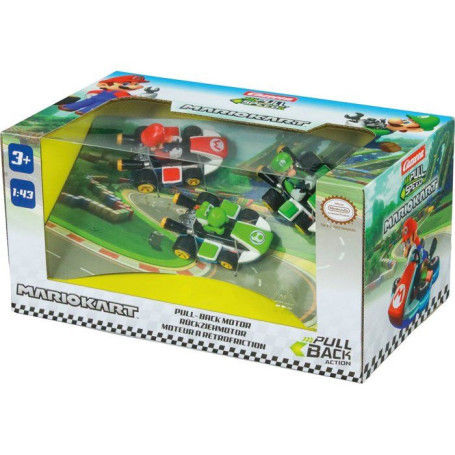 Pack de 3 voitures à friction Mario Kart - CARRERA Pull & Speed - Échelle 1:43
