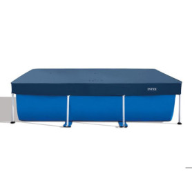 Bâche de Protection Rectangulaire pour Piscine Tubulaire INTEX 2,60 x 1,60 m