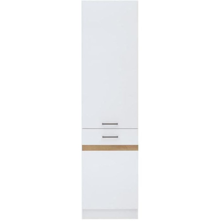 Colonne de Cuisine JUNONA 2 Portes - Blanc Brillant